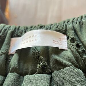 LC Lauren Conrad Green Pencil Skirt